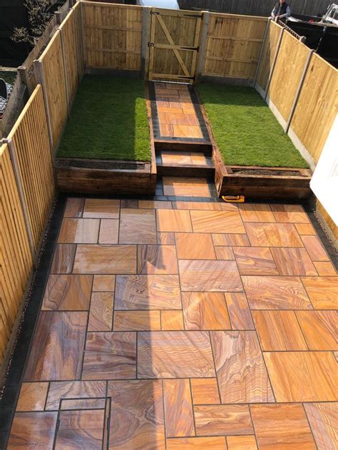 EM Rainbow 15 3m2 Smooth Indian Sandstone Patio Pack Patio Garden