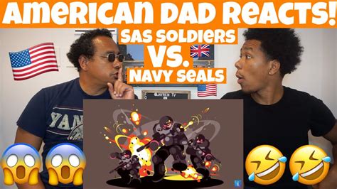 American Dad Reacts British Sas Soldiers Vs Us Navy Seals Military