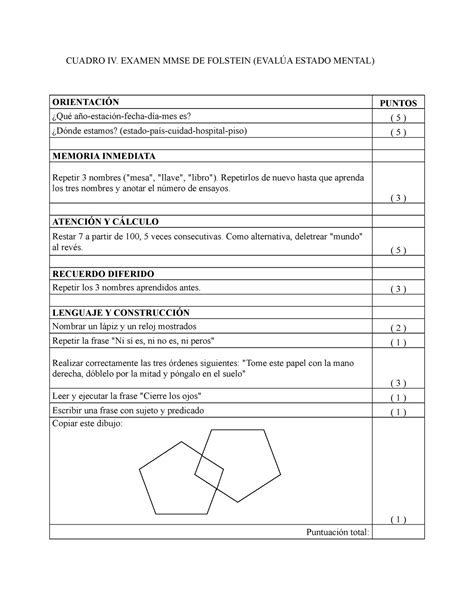 Folstein Mini Mental State Examination Mmse Images