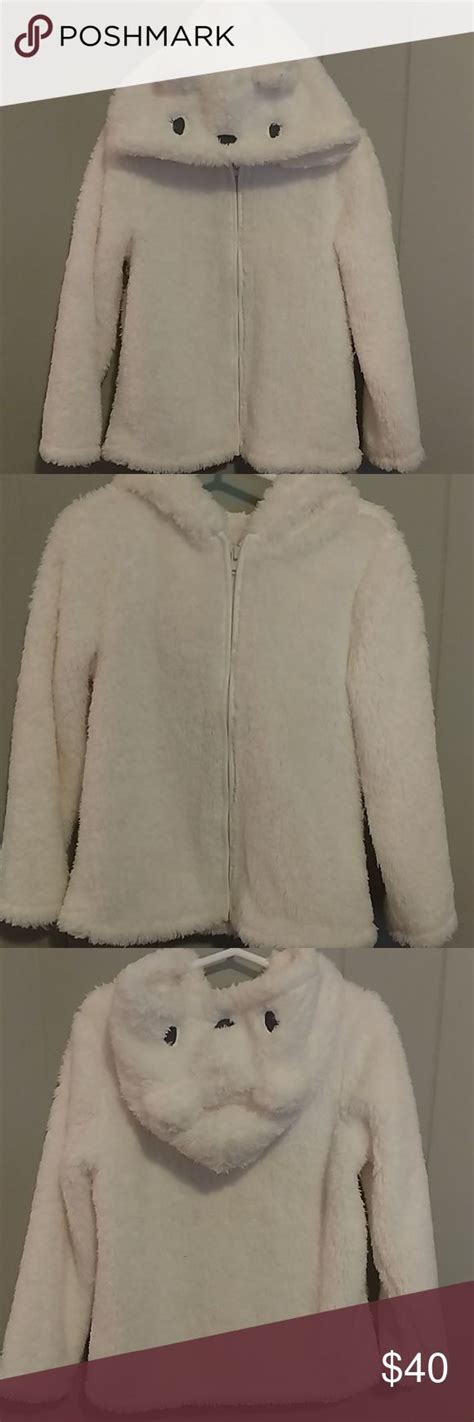 Fuzzy Bear Hoodie Super Soft And Cozy Gymboree Jackets And Coats