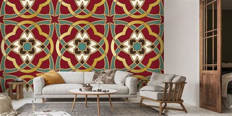 Arabic seamless pattern Wallpaper Mural | Wallsauce US