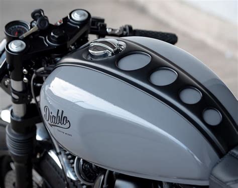 Hell Kustom Royal Enfield Gt650 By K Speed