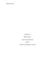 PSY 530 Final Project Rough Draft Docx Milestone Three Heather Bova