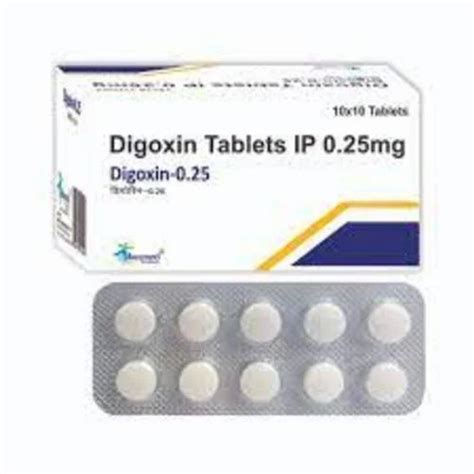 Digoxin Mg Lanoxin Mg Prescription Treatment Heart