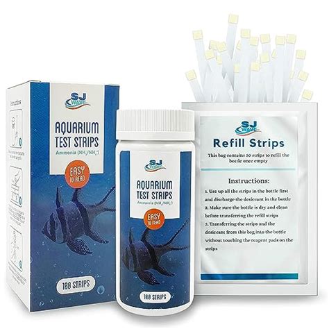 Aquarium Ammonia Test Strips Fast And Accurate Water Quality Ammonia