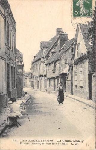 Cpa Les Andelys Le Grand Andely Un Coin Pittoresque De La Rue Saint