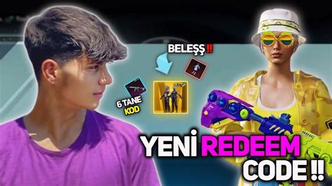 YENİ REDEEM CODE PUBG MOBİLE 2024 DESTANSI SET VEREN REDEEM CODE