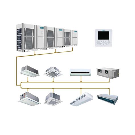 Medium Esp Wall Mounted Duct Type 15 Ton Vrf Air Conditioning Ac Vrf