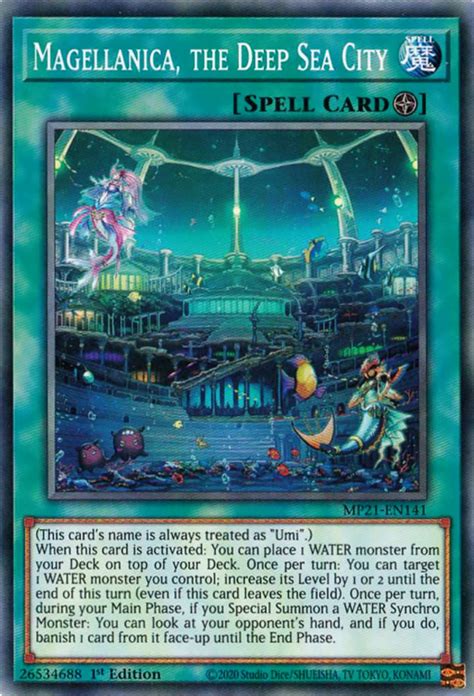 Magellanica The Deep Sea City Tin Of Ancient Battles Yu Gi Oh