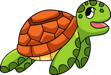 Tortue De Mer Dessin Animé Couleur Clipart Illustration 8944248 Art