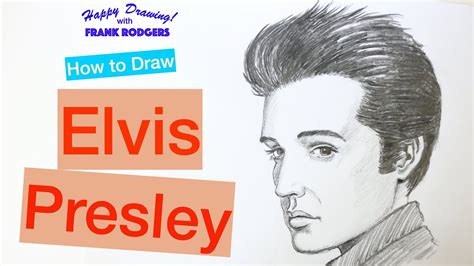 How To Draw Elvis Presley Iconic Rock Stars No Happy Drawing With