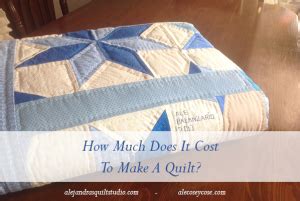 how much does it cost to make a quilt