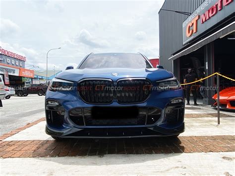 BMW X5 G05 Installed AC Schnitzer Front Lip Spoiler Kit