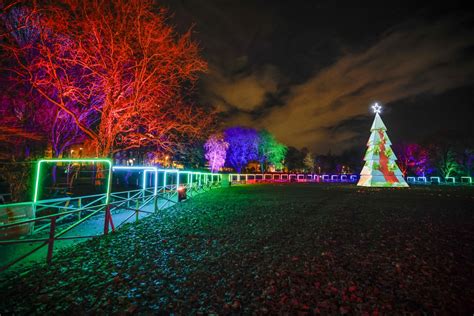 Dublin Winter Lights Merrion Square Park Dublin Winter Lights