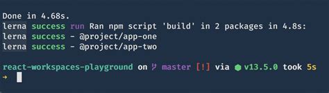 Lerna Run Build Fails On Components Issue React Workspaces