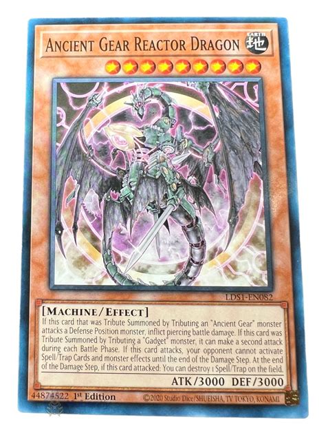 Ancient Gear Reactor Dragon Lds1 En082