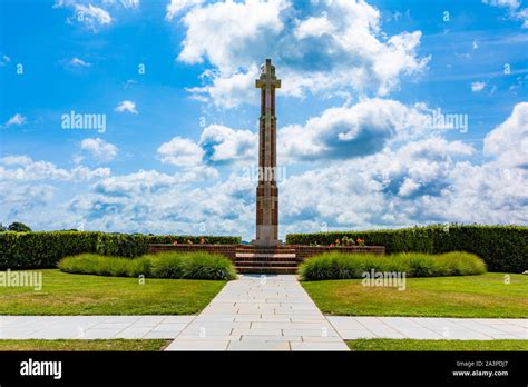 Colour Landscape Photograph War Memorial Within Poole Park Dorset