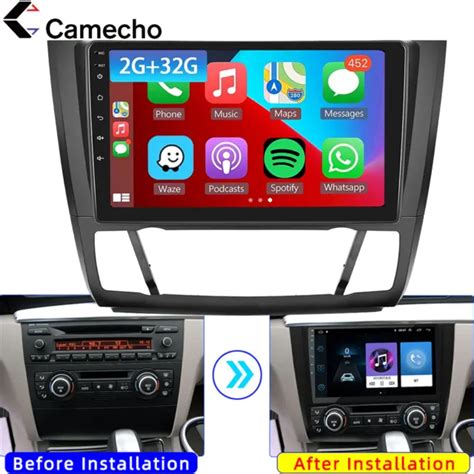 For Bmw Series E E E E Carplay Car Radio Stereo Gps Sat Navi