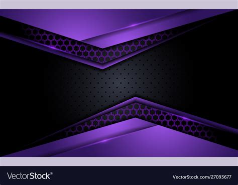 Modern Tech Purple Background With Abstract Style Vector Image