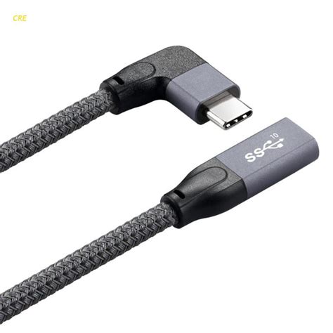 Cabo De Extensão Cre 100w Pd 5a Usb3 1 Usb Curva Tipo C 4k 60hz 10