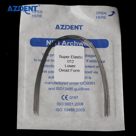 Azdent Super Elastic Niti Round Rectangular Orthodontic Archwire Buy