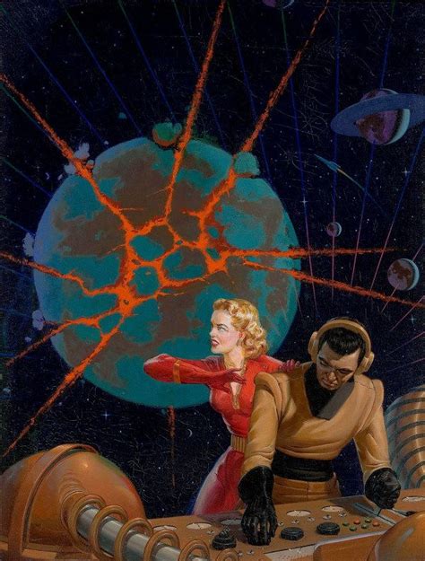 Super Science September 1950 By Hr Van Dongen 1 Science Fiction Artwork Sci Fi Art