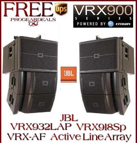 JBL VRX Active Line Array VRX932 LAP VRX918SP & Frame | eBay