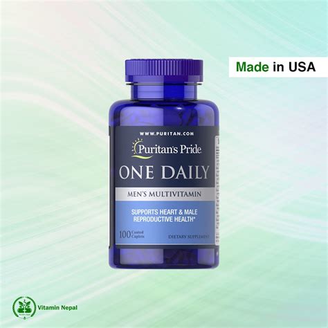 Puritan’s Pride One Daily Men’s Multivitamin - Vitamin Nepal