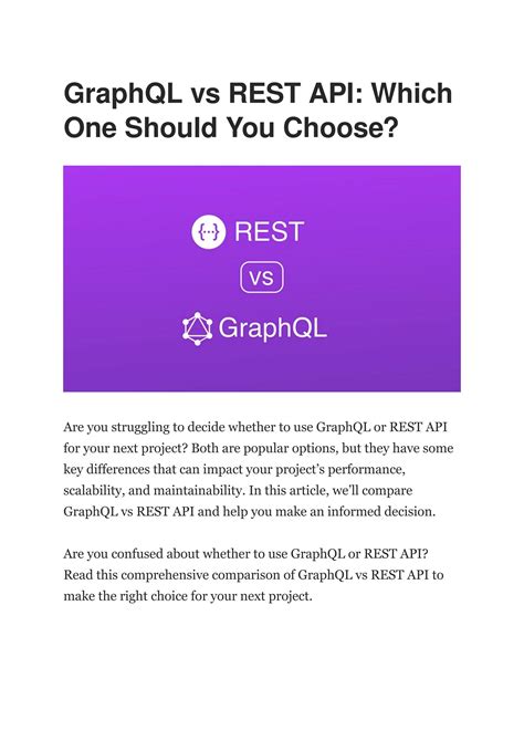 Graphql Vs Rest Api Which One Should You Choose By Mobilelive