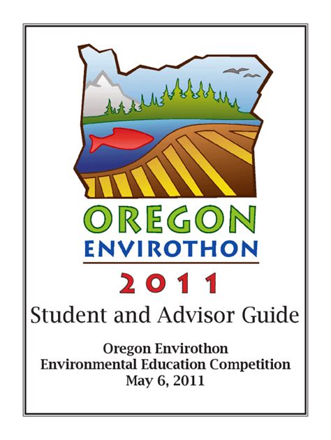 Fillable Online Elements Of A Successful Envirothon Program A Teachers