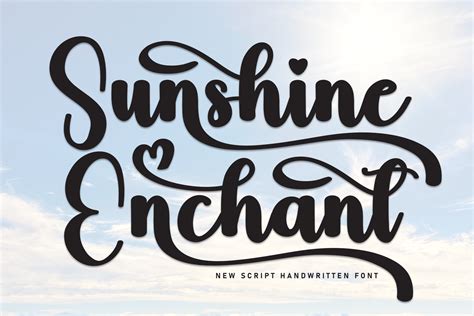 Sunshine Enchant Font by andikastudio · Creative Fabrica