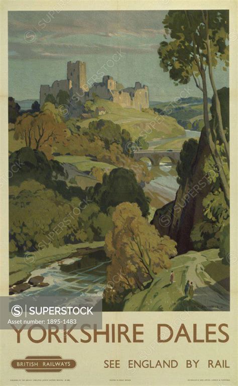 Poster Produced For British Railways Br To Promote Rail Travel To The