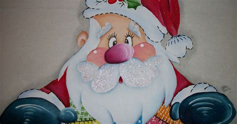 Riscos De Pintura Papai Noel Pintado Riscos