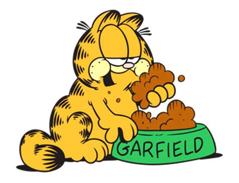 Garfield Eating Something