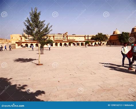 Palacio De Amber Fort Jaipur Fotografía Editorial Imagen De