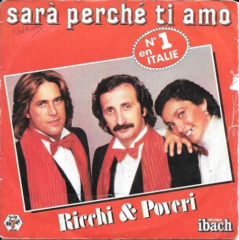 Sarà Perché Ti Amo Bello l Amore RICCHI POVERI Amazon fr CD et