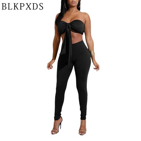 Hot Sale Jumpsuits For Woman 6 Clolrs Stretch Strapless Sleeveless