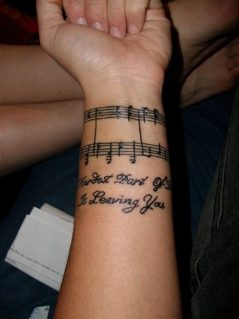 41 Awesome Music Notes Tattoos On Wrists Wrist Tattoo Pictures