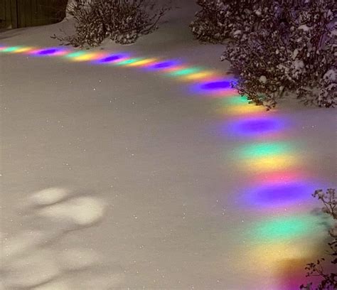 Christmas lights under fluffy snow. : r/SnowLights