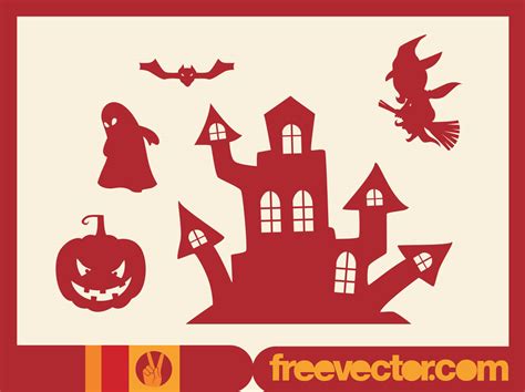 Halloween Silhouettes Vector Art & Graphics | freevector.com