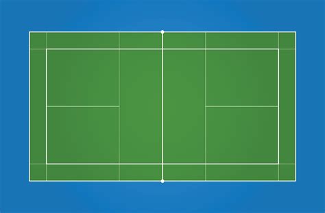 Tennis court graphic design, perfect for education or examples ...