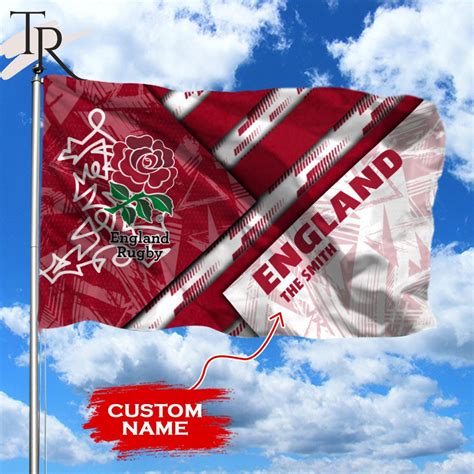 RUGBY WORLDCUP 2023 ENGLAND Custom Name Flag - Torunstyle