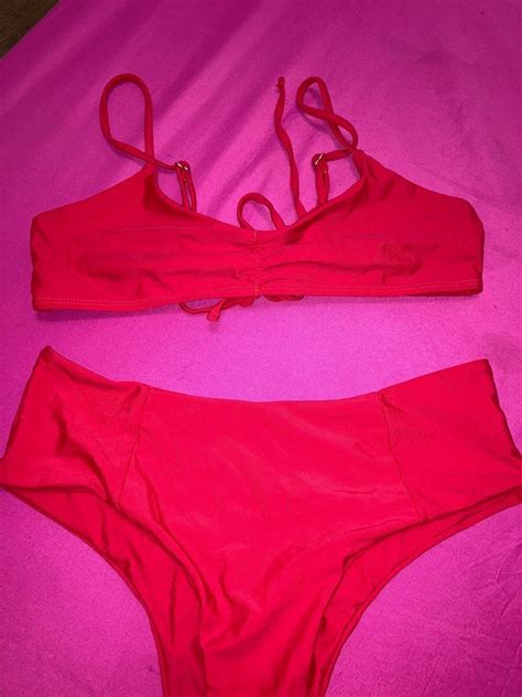 Red Bikini Set On Carousell