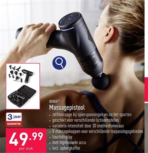 Quigg Massagepistool Promotie Bij Aldi