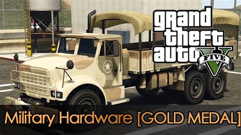 Gta Mission Military Hardware Gold Medal Youtube