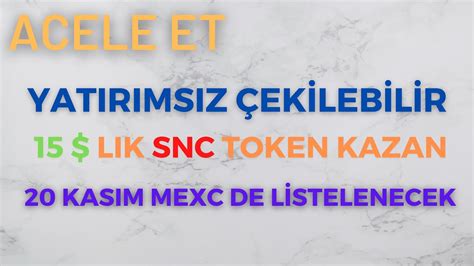 Seed Network Lik Snc Token Kazan Yatirimsiz Ek Leb L R Borsa