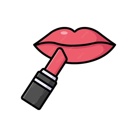 Premium Vector Lipstick Icon Vector Design Template In White Background