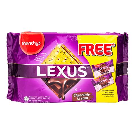 Munchys Lexus Sandwich Calcium Crackers Chocolate Ntuc Fairprice