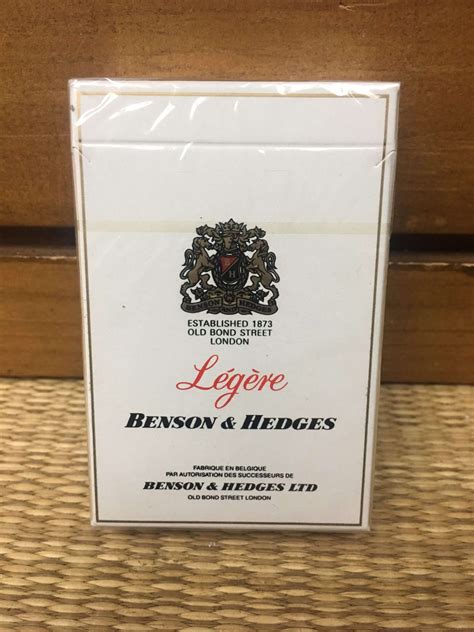 Benson Hedges Special Mild Cigarette Hard Pack Made In Belgium To Be