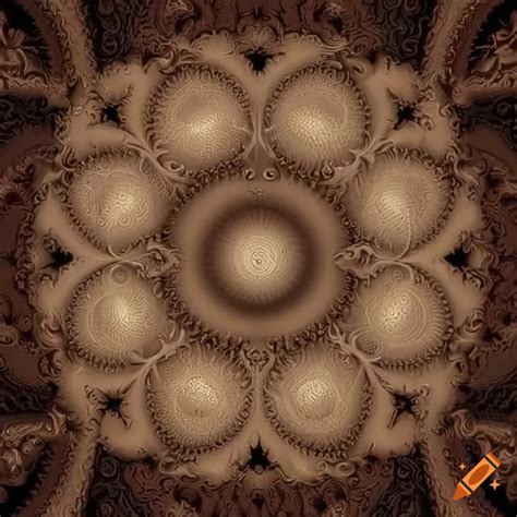 3d Torus Shaped Fractal In Sepia Colors On Craiyon